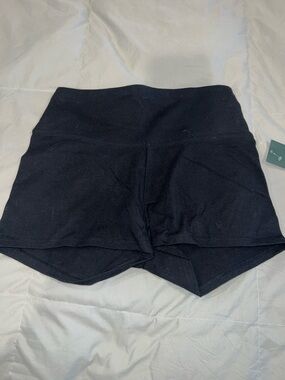wild fable Black High-Rise Bike Shorts